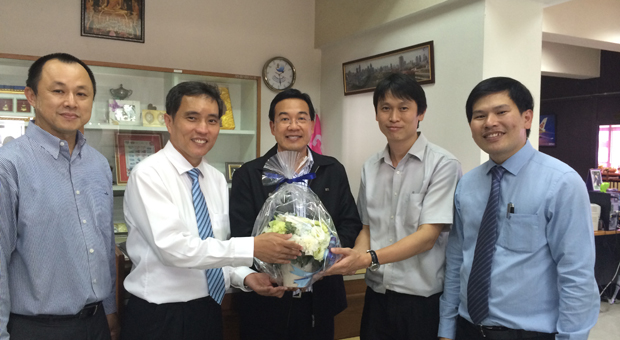 ร่วมแสดงความยินดีแก่ ผศ.ดร.จักรกฤษณ์ ดวงพัสตรา เข้ารับตำแหน่งผู้อำนวยการสถาบันการขนส่ง