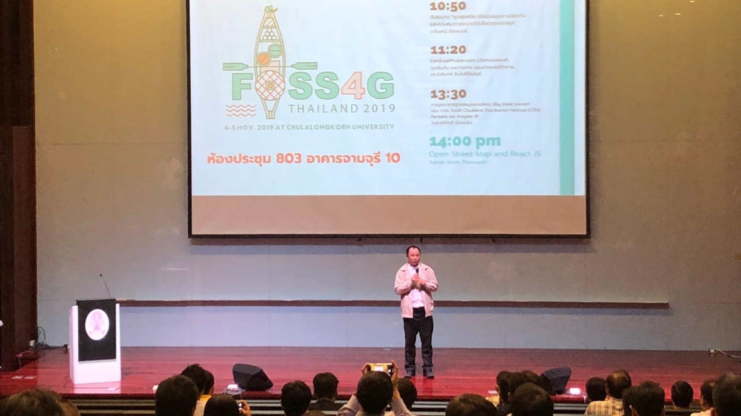 งานสัมมนาเชิงปฎิบัติการ FOSS4G Thailand 2019